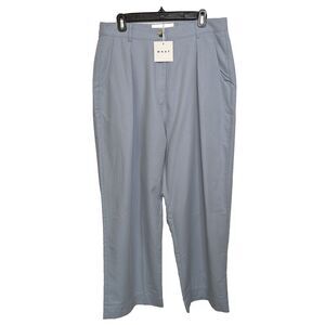 Wray NY Studio Pant Denim 12 NWT Light Academia Nautical Quiet Luxury Retro-Insp